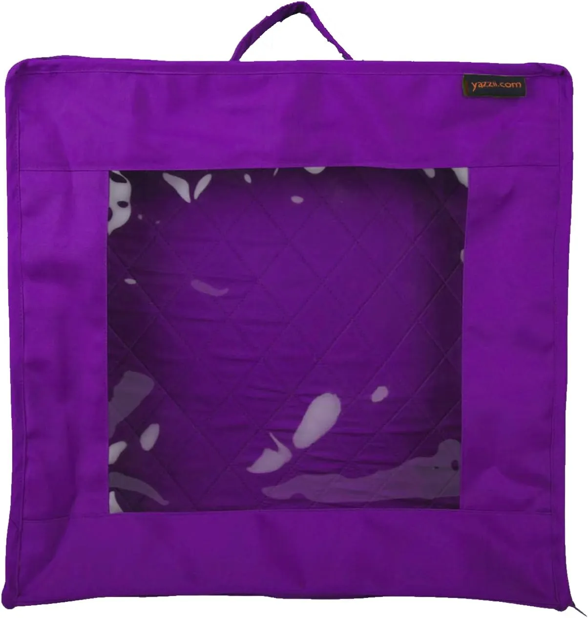 Yazzii Quilt Block Showcase Bag - Portable Storage Bag Organizer - Multipurpose Storage Organizer for Sewing Projects, Fabric Pieces, Quilt Blocks, Appliques, Stitcheries & More.-Purple