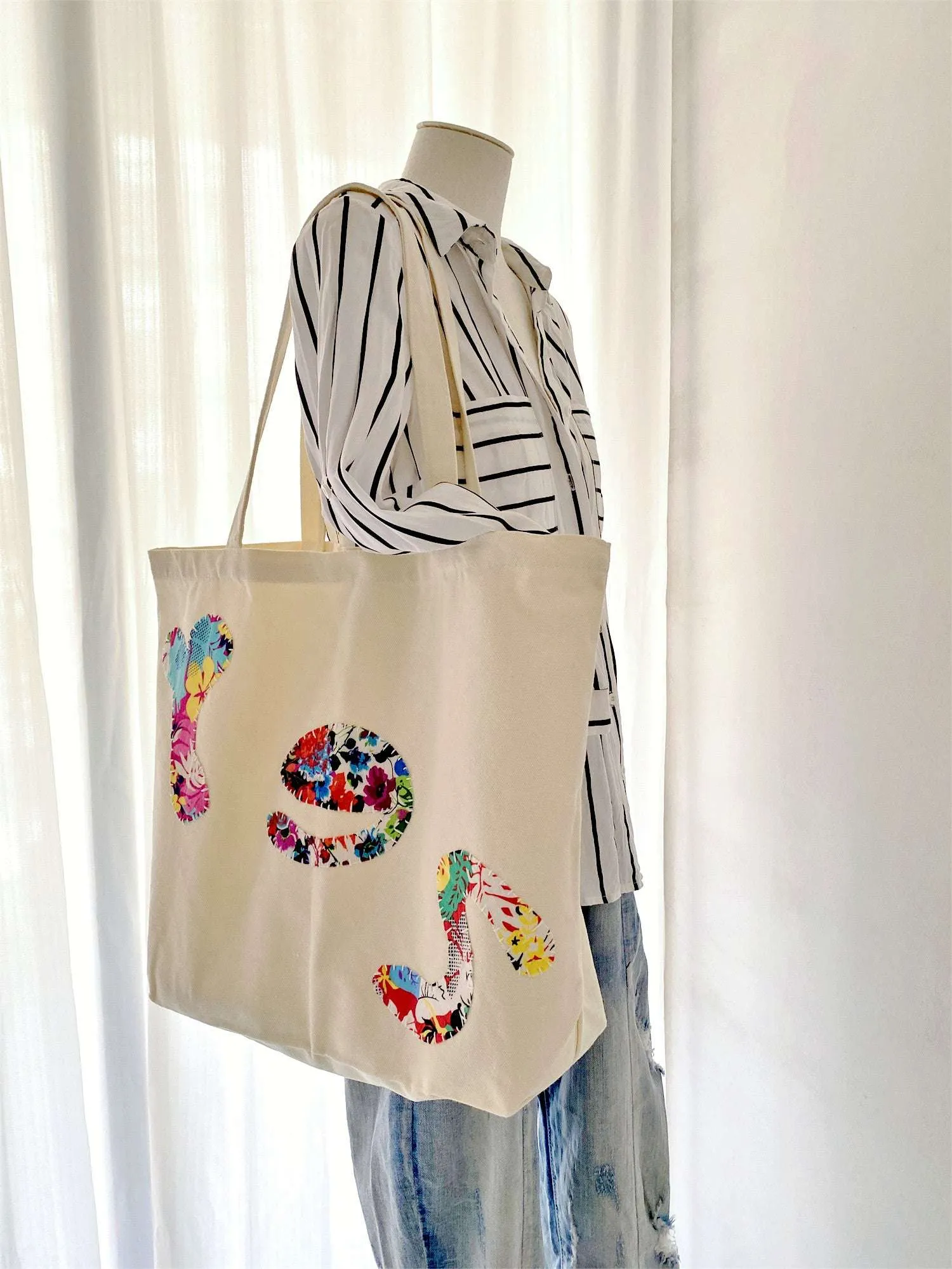 YES Patch Canvas Tote