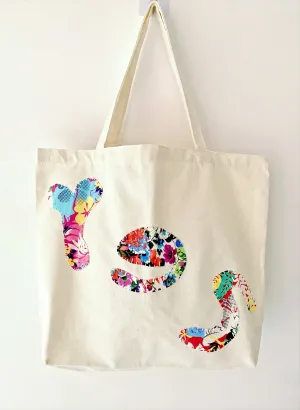YES Patch Canvas Tote