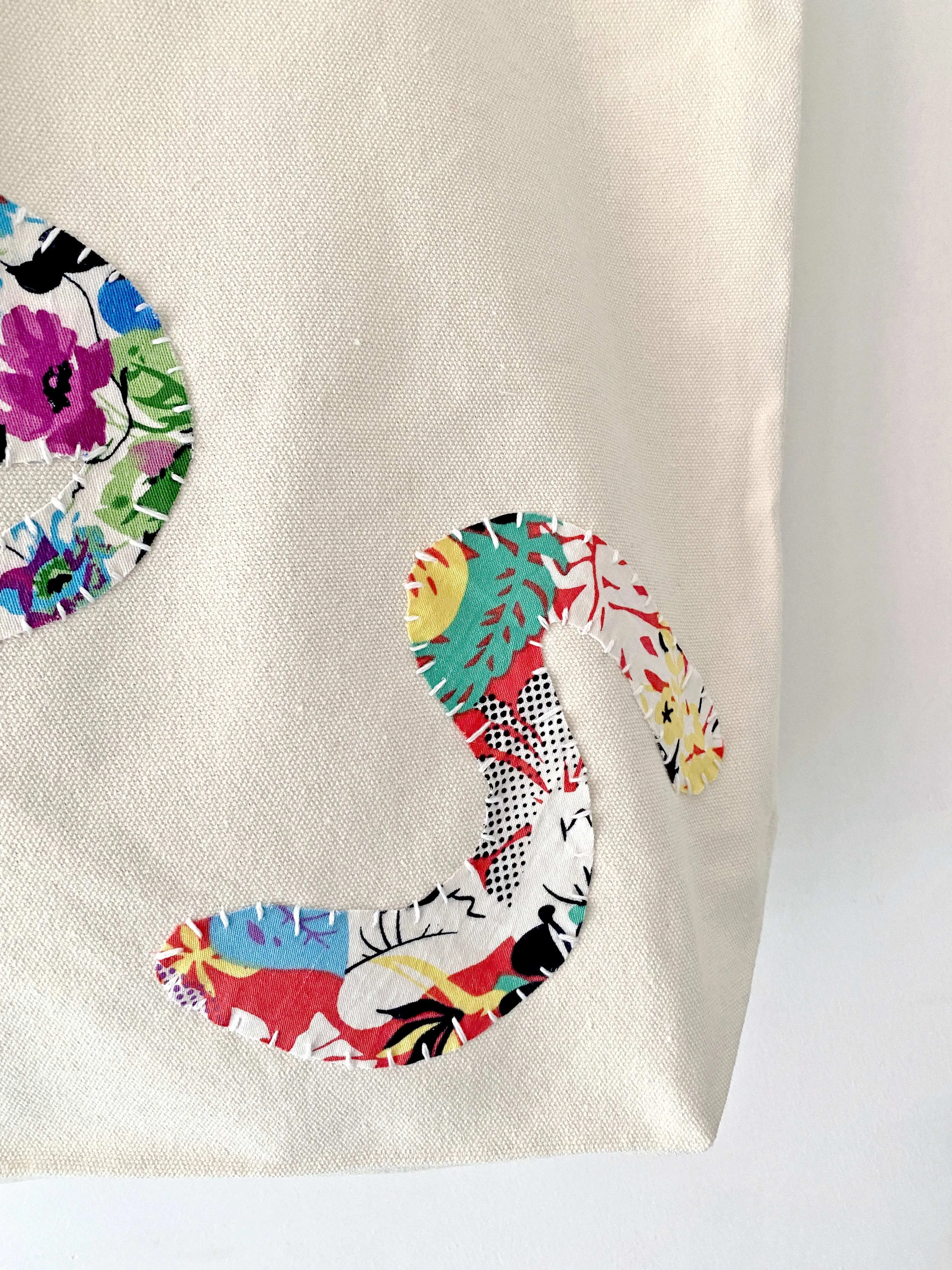 YES Patch Canvas Tote