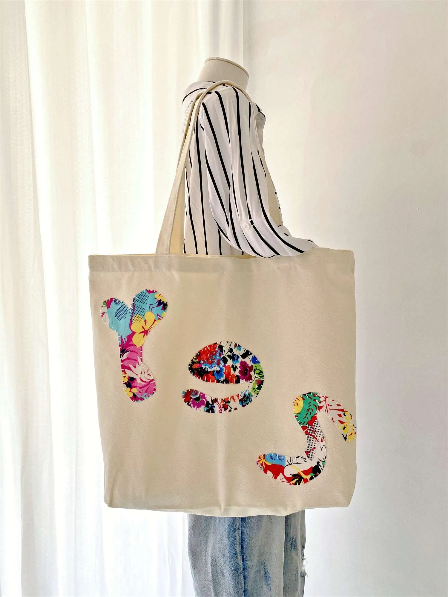 YES Patch Canvas Tote