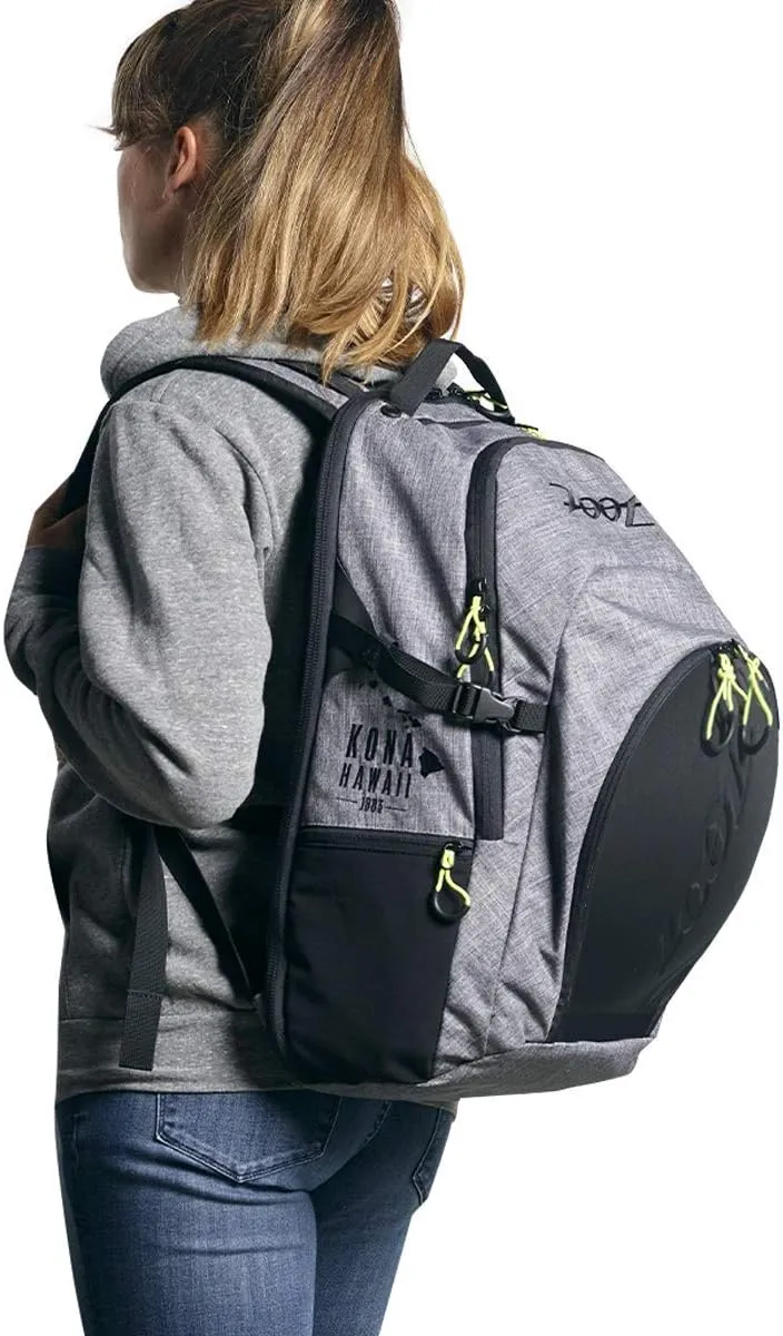 Zoot Ultra Tri Backpack - Triathlon Transition Bag, Wet Storage Compartments, Gym Travel Triathlete Bag for Men & Women, Grey